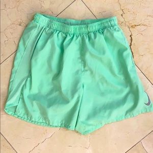 Nike shorts mint green